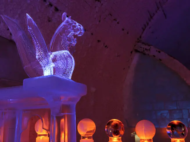 The Aurora Ice Museum.